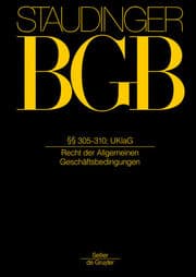 Cover von J. von Staudingers Kommentar zum Bürgerlichen Gesetzbuch mit Einführungsgesetz und Nebengesetzen 2