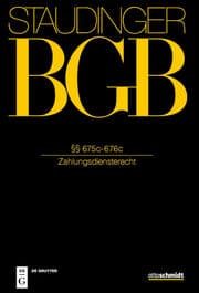 Cover von §§ 675c-676c