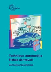 Cover von Technique automobile - Fiches de travail