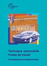 Cover von Technique automobile - Fiches de travail