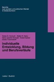 Cover von Individuelle Entwicklung, Bildung und Berufsverfäufe