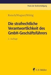 Cover von Die strafrechtliche Verantwortlichkeit des GmbH-Geschäftsführers
