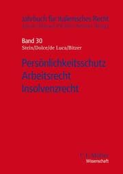 Cover von Persönlichkeitsschutz - Arbeitsrecht - Insolvenzrecht