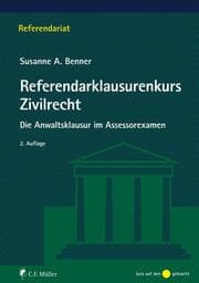 Cover von Referendarklausurenkurs Zivilrecht