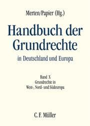 Cover von Handbuch der Grundrechte in Deutschland und Europa X