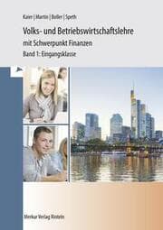 Cover von Volks- und Betriebswirtschaftslehre mit Schwerpunkt Finanzen
