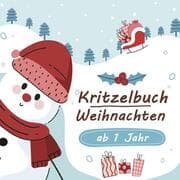 Cover von Kritzelbuch Weihnachten ab 1 Jahr