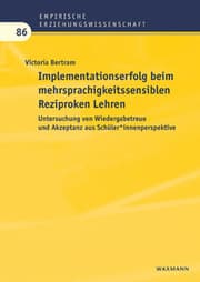 Cover von Implementationserfolg beim mehrsprachigkeitssensiblen Reziproken Lehren