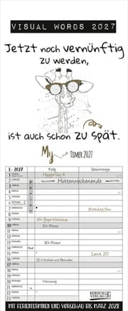 Cover von My Timer Visual Words 2027