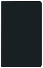 Cover von Taschenkalender Saturn Leporello PVC schwarz 2027