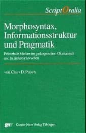 Cover von Morphosyntax, Informationsstruktur und Pragmatik