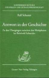 Cover von Antwort in der Geschichte