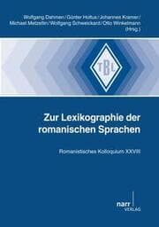 Cover von Zur Lexikographie der romanischen Sprachen