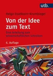Cover von Von der Idee zum Text