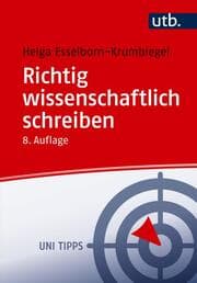 Cover von Richtig wissenschaftlich schreiben