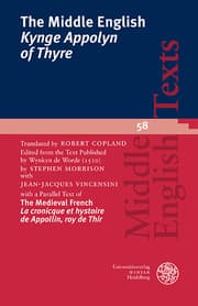 Cover von The Middle English 'Kynge Appolyn of Thyre'