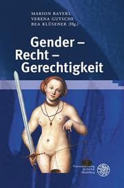 Cover von Gender, Recht, Gerechtigkeit