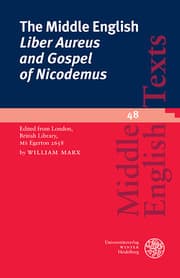 Cover von The Middle English 'Liber Aureus and Gospel of Nicodemus'
