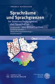Cover von Sprachräume und Sprachgrenzen im Untersuchungsgebiet des Sprachatlas von Mittelfranken