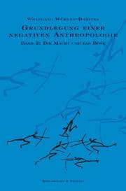 Cover von Grundlegung einer negativen Anthropologie