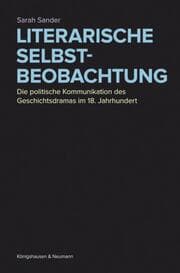 Cover von Literarische Selbstbeobachtung