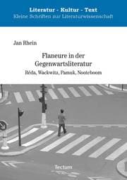 Cover von Flaneure in der Gegenwartsliteratur