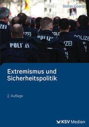 Cover von Extremismus und Sicherheitspolitik