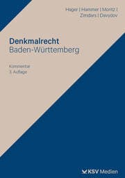 Cover von Denkmalrecht Baden-Württemberg
