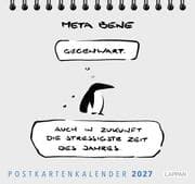 Cover von meta bene Postkartenkalender 2027