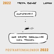 Cover von meta bene Postkartenkalender 2022