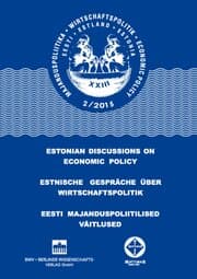 Cover von Estnische Gespräche über Wirtschaftspolitik 2/2015