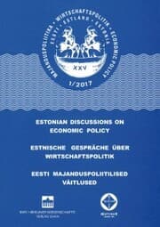 Cover von Estnische Gespräche über Wirtschaftspolitik 1/2017