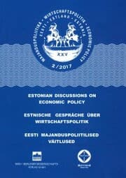Cover von Estnische Gespräche über Wirtschaftspolitik 2/2017