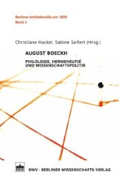 Cover von August Boeckh