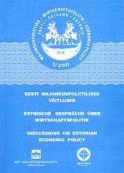 Cover von Estnische Gespräche über Wirtschaftspolitik 2/2013