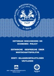 Cover von Estnische Gespräche über Wirtschaftspolitik 2/2015
