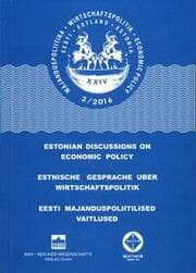 Cover von Estnische Gespräche über Wirtschaftspolitik 2/2016