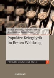Cover von Populäre Kriegslyrik im Ersten Weltkrieg