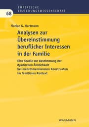 Cover von Analysen zur Übereinstimmung beruflicher Interessen in der Familie