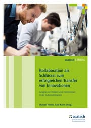 Cover von Kollaboration als Schlüssel zum erfolgreichen Transfer von Innovationen