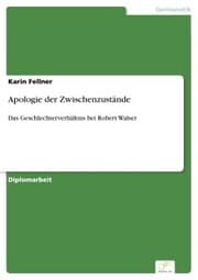 Cover von Apologie der Zwischenzustände