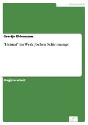 Cover von 'Heimat' im Werk Jochen Schimmangs