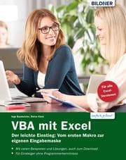 Cover von VBA mit Excel - Der leichte Einstieg