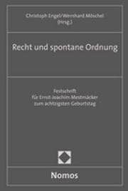 Cover von Recht und spontane Ordnung