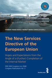 Cover von The New Services Directive of the European Union