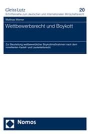 Cover von Wettbewerbsrecht und Boykott