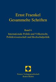 Cover von Ernst Fraenkel - Gesammelte Schriften