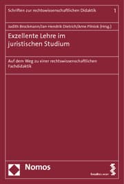 Cover von Exzellente Lehre im juristischen Studium