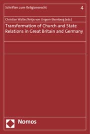 Cover von Transformation of Church and State Relations in Great Britain and Germany