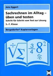 Cover von Sachrechnen im Alltag - üben und testen